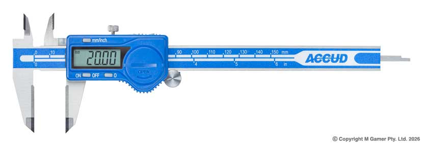 200mm Carbide Tipped Dual Scale Digital Caliper